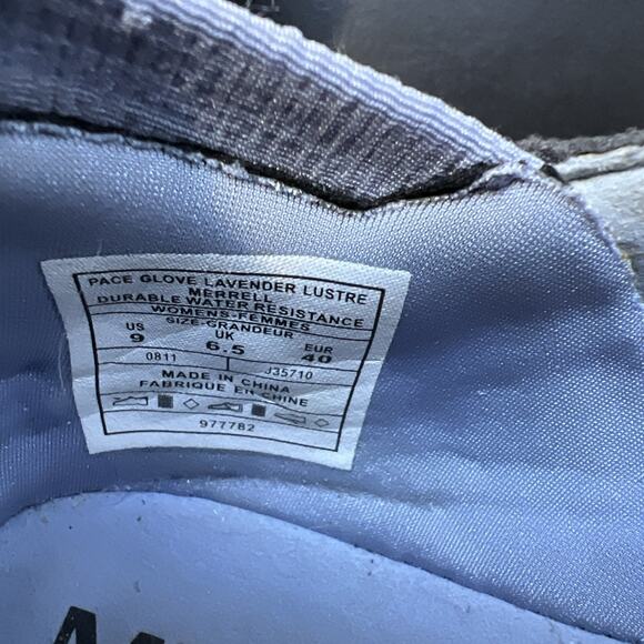 Merrell Shoe Women’s 9 Pace Glove Lavender Lustre Barefoot Running Vibram Sole - Picture 5 of 8